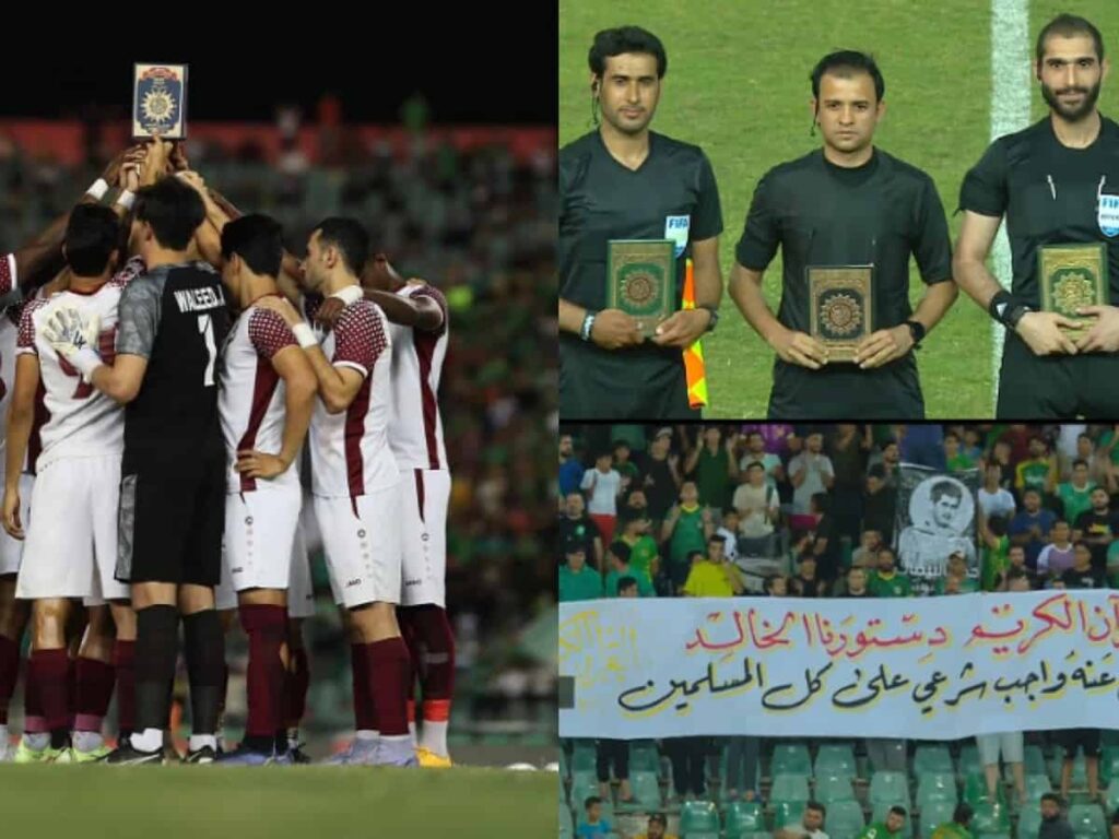 Iraq footballers, fans hold up Quran in response to Sweden incident 