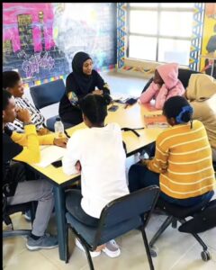 Career coach Farhana Hassam engaging matriculants during a career guidance session